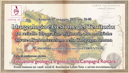 8° Incontro – Idrogeologia della Campagna Romana e Gestione del Territorio