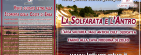 Visita geologica alla Solfarata di Pomezia e all’Antro del Fauno (24 settembre 2023)