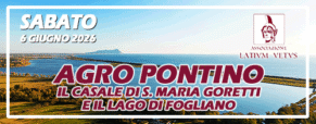 Visita al casale di S. Maria Goretti e passeggiata al lago di Fogliano (6 giugno 2026)